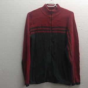 Arizona Men's Sweater Size LG Gray and Red